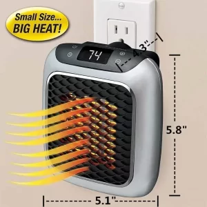 Petit radiateur lectrique intelligent 800W sortie murale Thermostat r glable minuterie affichage Led chauffage rapide.jpg 1