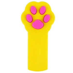 jouet pour chat patte laser accessoires chat au bonheur du chat boutique daccessoires pour votre chat jaune 357915