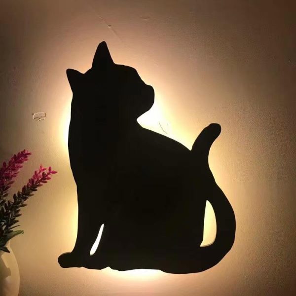 lampe de decoration chat doux reflet accessoires chat au bonheur du chat boutique daccessoires pour votre chat variante 2 724455