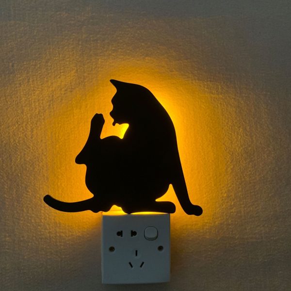 lampe de decoration chat doux reflet accessoires chat au bonheur du chat boutique daccessoires pour votre chat variante 3 680591