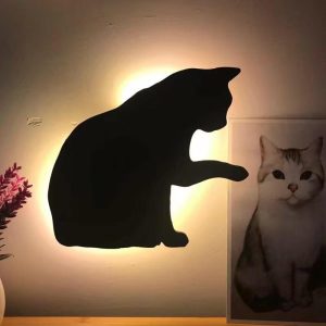 lampe de decoration chat doux reflet accessoires chat au bonheur du chat boutique daccessoires pour votre chat variante 7 141715