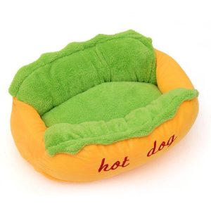 lit pour chat hot dog accessoires chat au bonheur du chat boutique daccessoires pour votre chat s 524354