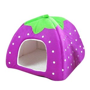 niche pour chat fraise accessoires chat au bonheur du chat boutique daccessoires pour votre chat violet xl 540779