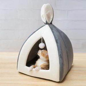 niche pour chat oreilles de lapin accessoires chat au bonheur du chat boutique daccessoires pour votre chat 110923