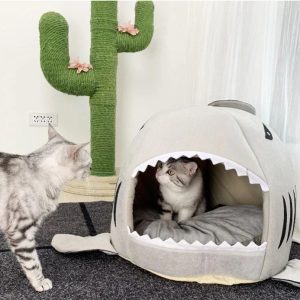 niche pour chat requin accessoires chat au bonheur du chat boutique daccessoires pour votre chat 842866
