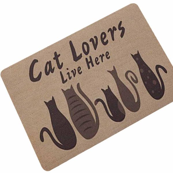 paillasson divers chat accessoires chat au bonheur du chat boutique daccessoires pour votre chat variante 10 40x60cm 508952
