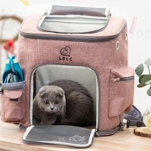 sac de transport pour chat vision large accessoires chat au bonheur du chat boutique daccessoires pour votre chat 860432