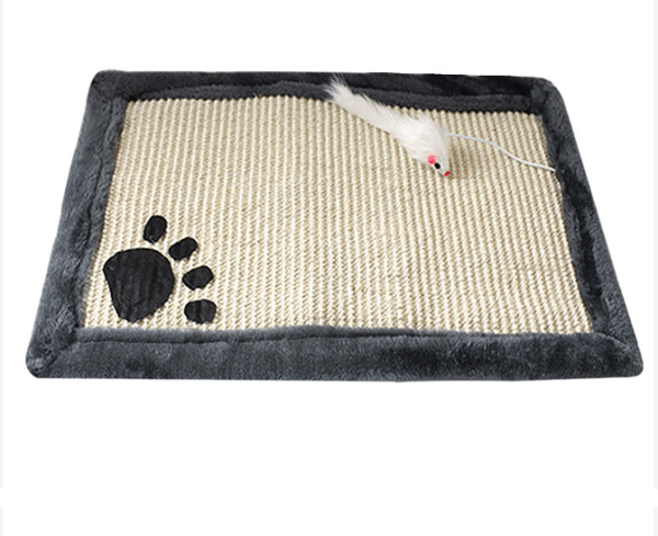 tapis a griffes patte accessoires chat au bonheur du chat boutique daccessoires pour votre chat gris 163730