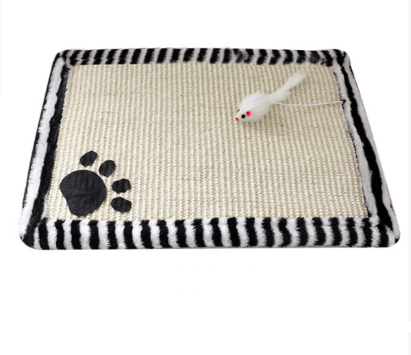 tapis a griffes patte accessoires chat au bonheur du chat boutique daccessoires pour votre chat noir et blanc 327004