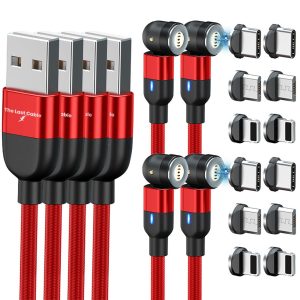 the last cable 3 in 1 magnetic charger red 4 pack c9cedcb9 bf8a 4d6e 826b 986bf94ccc10